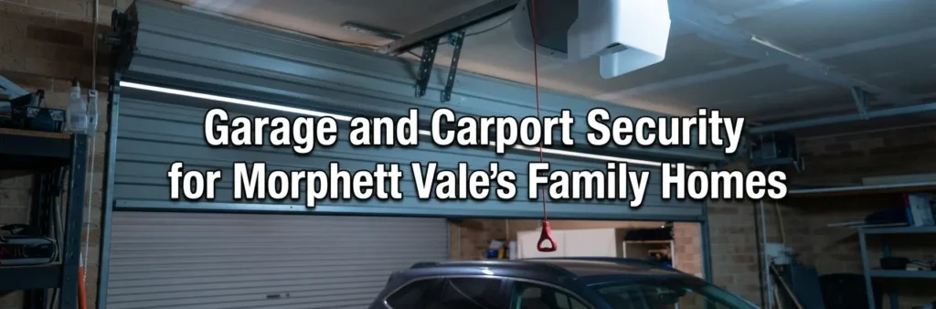 Automatic garage roller door and car in a Morphett Vale home